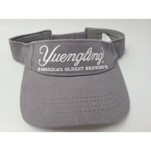 Yuengling Americas Oldest Brewery Sun Golf Visor Adjustable Hat Cap Beer Gray